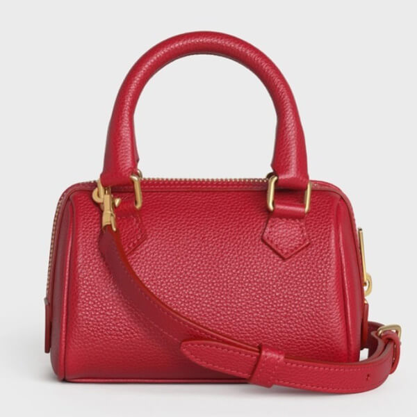 セリーヌ★グレインカーフスキン ミニボストンバッグ偽物 195113DCK.27ED